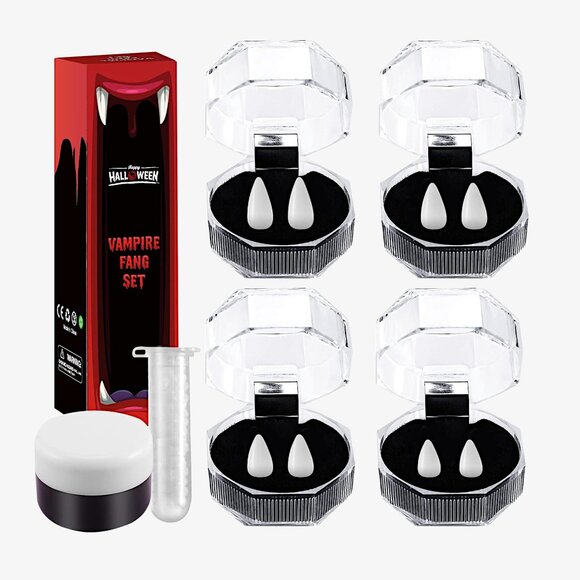 Vampire Fang Set, New, 4pk - Picture 1 of 2